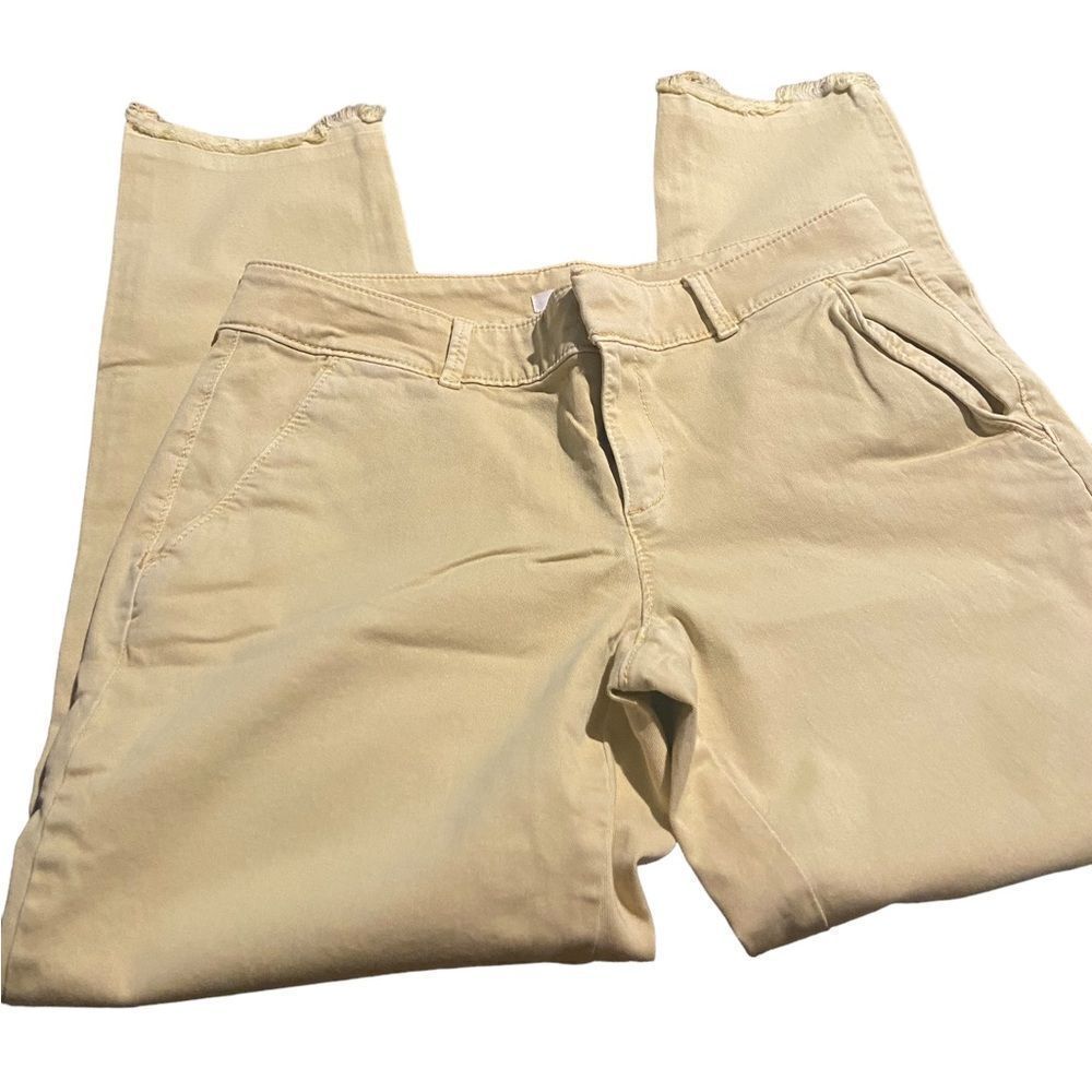 Ann Taylor fort yellow denim capris excellent condition see pics
